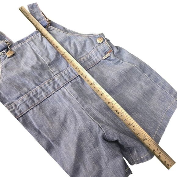 Vintage Billy The Kid Denim Overalls Shortalls SZ 4T - Picture 6 of 7